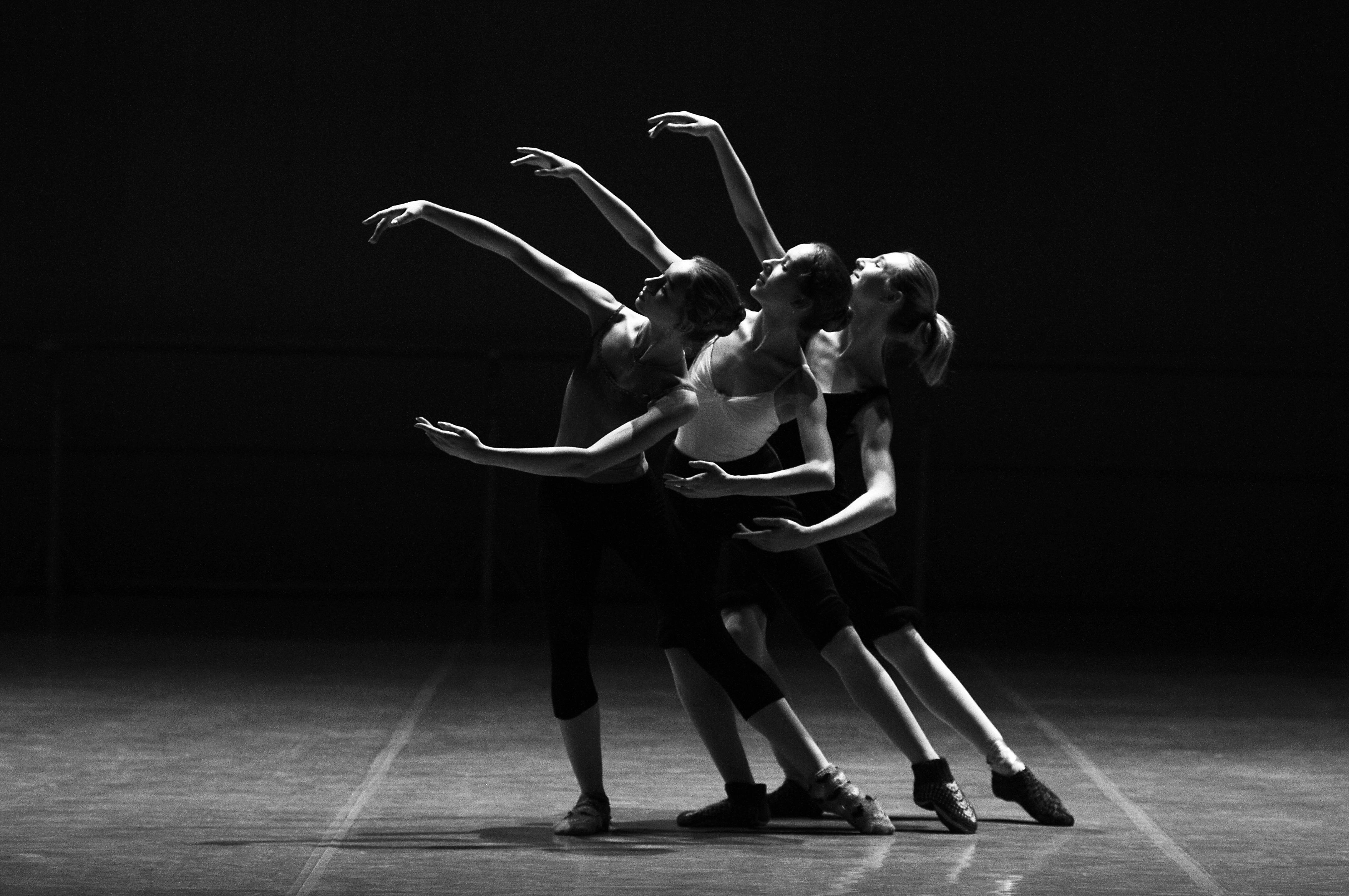 Dancers holding a dance position